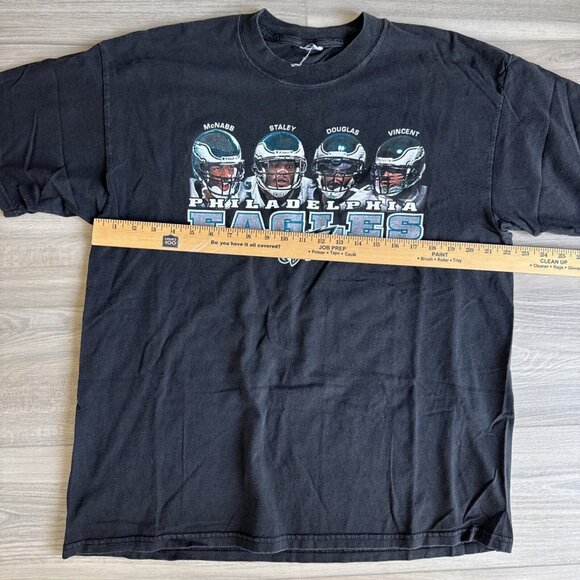 VINTAGE McNabb Vincent Staley Douglas Philadelphia Eagles 2002 Mens‎ Shirt Sz L - Picture 7 of 9
